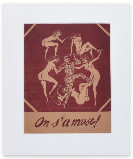 On S'Amuse by Mino Maccari - Modern Artwork