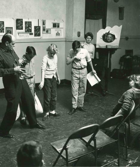 Children's Play- American Vintage Photograph