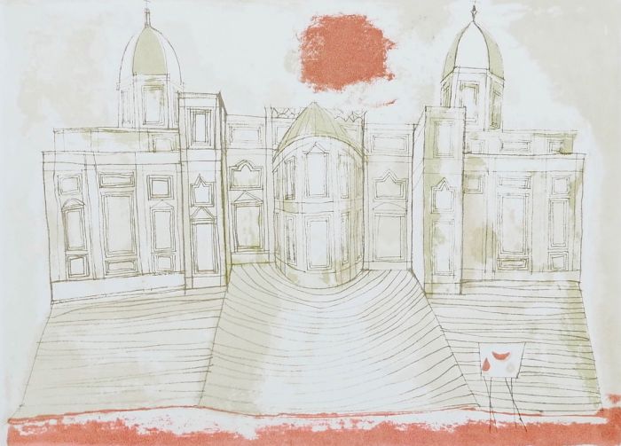 The Cathedral by Franco Gentilini - Contemporary Artwork