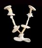 Set of Five Ethnic Necklaces in Different Materials 