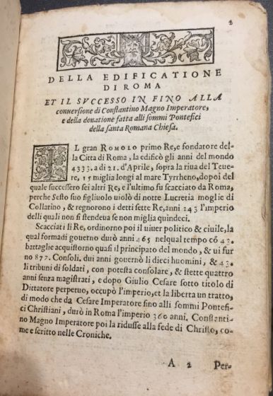 Le cose Meravigliose dell'alma città di Roma -SOLD