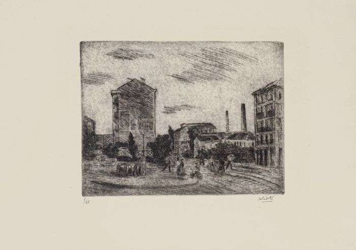 Outskirts of Milan by Alberto Salietti - Modern Artwork 