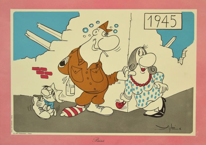 "Paisà" is an original offset realized by Vittorio Vighi.