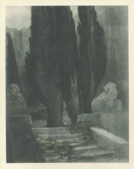 Requiem by Franz Von Bayros (Choisy Le Conin) - Modern Artwork