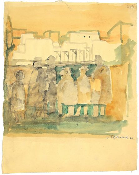 The audience by Mino Maccari