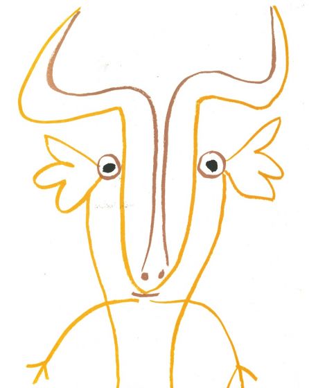 Pablo Picasso - Bull from A même la pierre - Contemporary Artwork