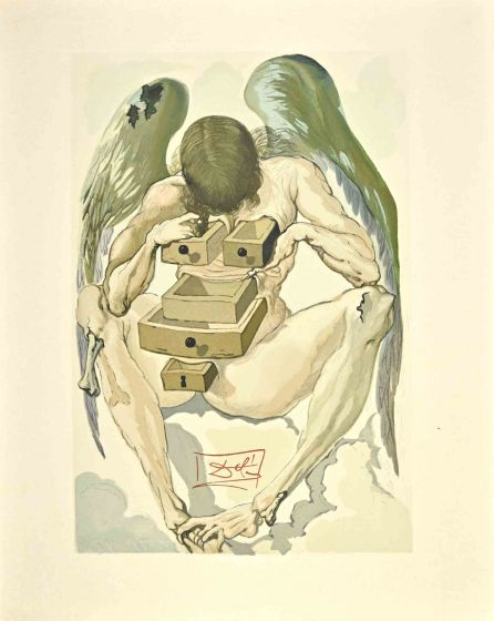 Salvador Dali - The Kingdom of the Penitents - Contemporary Artwork 