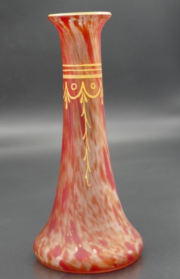 Red Marbled Vase - Decorative Objects
