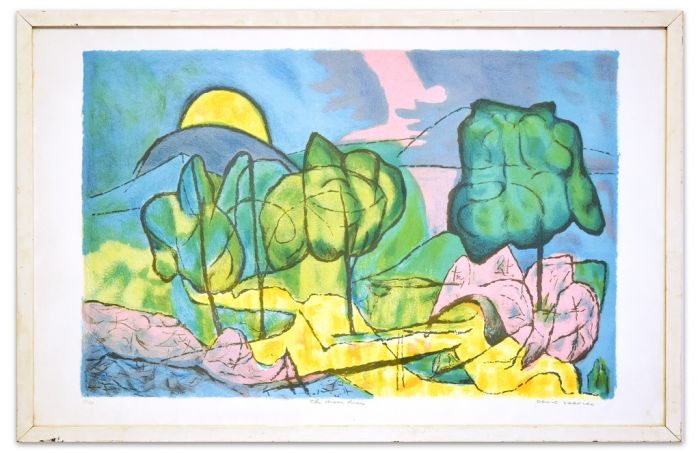 Colorful Landscape by David Shapiro - Contemporary Artwork