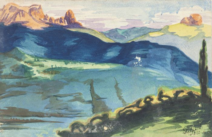 Landscape by Jean-Raym Delpech- Modern Artwork