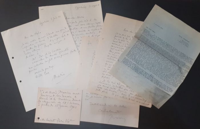 Mario Prassinos - Gravures - Correspondence - Manuscripts