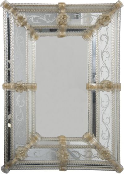 Murano Glass Mirror by Anonymous - Decorative Object
