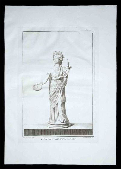 Pietro Campana - Ancient Roman Statue - Old Masters Art