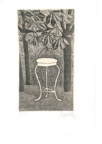 Table In The Wood by Giuseppe Viviani - Modern Artwork