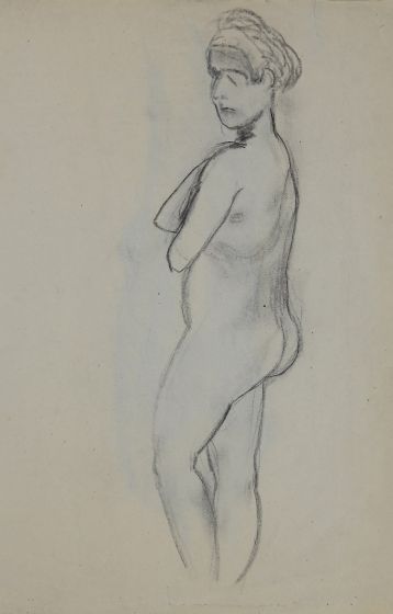 Naked woman by André Meaux-Saint-Marc
