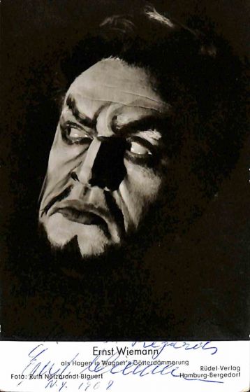 Ernst Wiemann Autographed Photograph