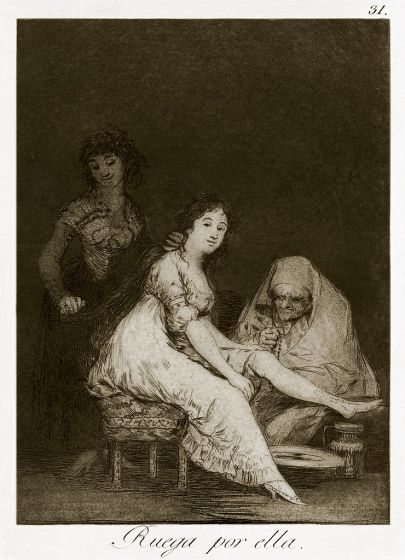 Ruega por ella by Francisco Goya - Old Master