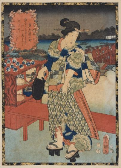 Geisha by Utagawa Kunisada - Old Master Artwork