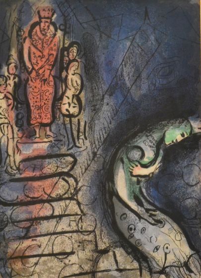 Ahasuerus Sends Vashti Away - from the series "Illustrations for the Bible" - SOLD