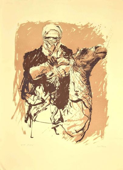 Camel rider by Sergio Barletta- Contemporary Artwork