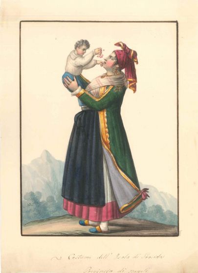 Costume dell'isola di Procida by Michela De Vito - Old Masters Artwork