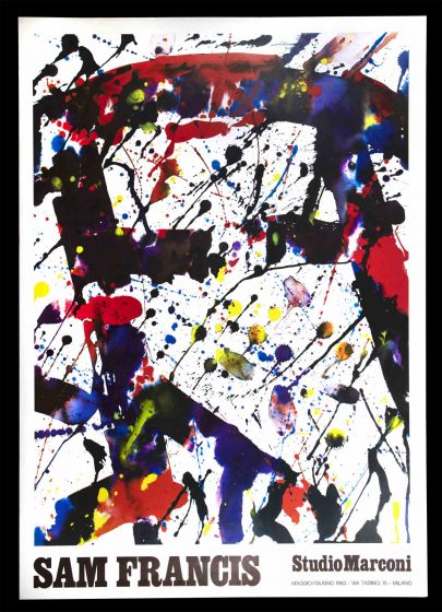 Sam Francis - Exhibition Poster - Contemporary Art