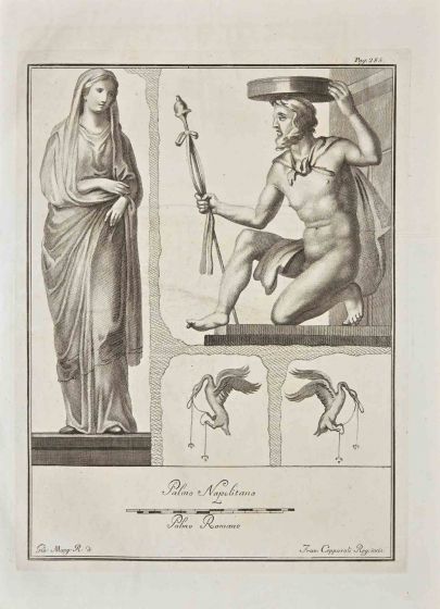 Ancient Roman Fresco from Herculaneum