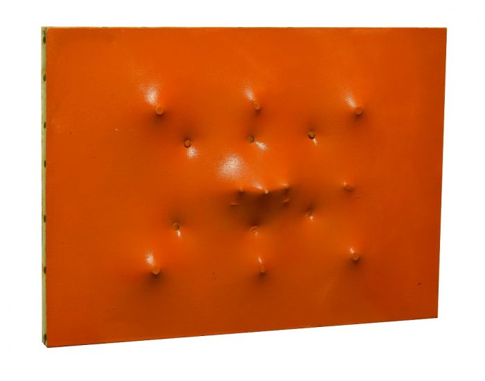 Estroflessione su arancione by Giorgio Lo Fermo - Contemporary artwork