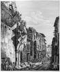 L. Rossini, Avanzi dell'antica Porta di Tivoli (...), 1824. L. Rossini, Tivoli, Rome, Architecture, Ruins, Landscape, Roman, Villa, Palace, Neoclassicism, Old Masters, Artworks, Etchings, Engraves, Piranesi, Temple, Sibilla, Column, Pilaster, Door, 