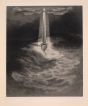 "Weddigen"  is an original Black and white héliogravure on cream-colored cardboard realized by Choisy Le Conin, pseudonym of Franz Von Bayros (Agram, 1866 – Vienna, 1924).