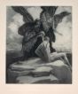 "Verfuhrung"  is an original Black and white héliogravure on cream-colored cardboard realized by Choisy Le Conin, pseudonym of Franz Von Bayros (Agram, 1866 – Vienna, 1924).