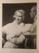 Portrait of Berthe Thorwaldsen with Horace Vernet's bust