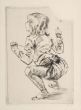 Enfant à accroupi - Modern Artwork
