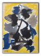 Blue and Yellow Abstract Composition