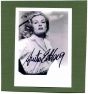 Portrait of Anita Ekberg, with hand signature