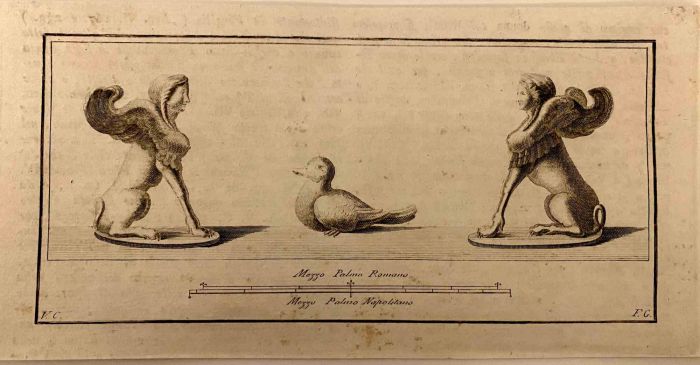 Ancient Roman Sphynx - Vincenzo Campana - Old Masters