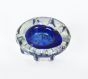 Vintage Cobalt Blue Ashtray - Decorative Object