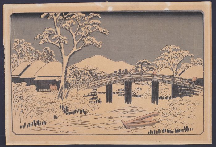Utagawa Hiroshige. Hodogaya - Reisho TokaidoDate-  - Modern Artwork