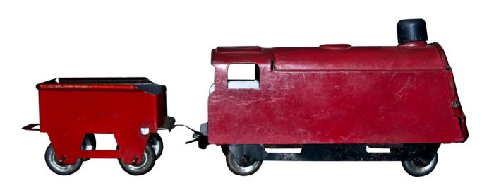 Small Train and Trailer - Decorative Objects