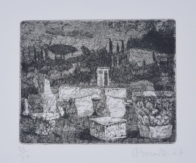 Roman Forum By Armando Buratti - Modern Atwork