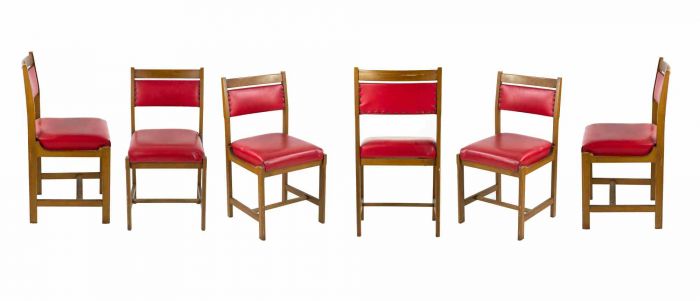 Set of Red Chairs