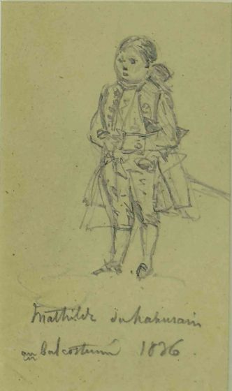 Anonymous - Figure in Victorian Cloth - Old Masters Art