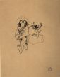 Jean Cocteau's China Ink from la machine infernale - Surrealist Artwork 