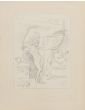 "Drawings" is an original drawing in tempera on paper, realized by Gabriel Guèrin. (FRONT OF THE DRAWING)