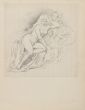 "Drawings" is an original drawing in tempera on paper, realized by Gabriel Guèrin. (BACK OF THE DRAWING)