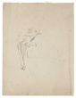 Portrait 1850's is an original drawing in pen on paper, realized by Bruant (XIX-XX). 