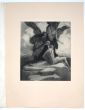 "Verfuhrung"  is an original Black and white héliogravure on cream-colored cardboard realized by Choisy Le Conin, pseudonym of Franz Von Bayros (Agram, 1866 – Vienna, 1924).