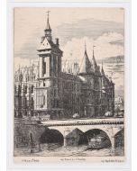 La Tour de l'Horloge by Charles Meryon - Modern Artwork