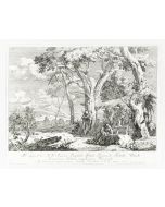 Landscape With Two Hermits By Marco Ricci - Old Master Artwork