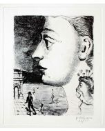 Paul Delvauz - Portrait - Modern Artwork
